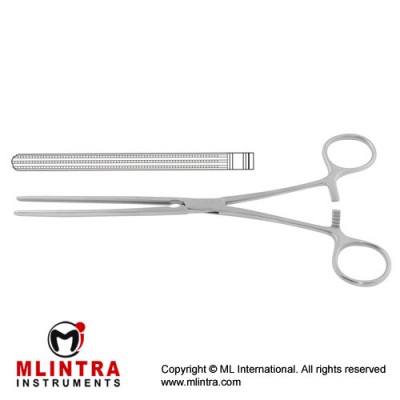 Doyen Atrauma Intestinal Clamp Straight Stainless Steel, 18.5 cm - 7 1/4"